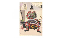 オリジナル【レプリカ浮世絵（2枚絵）月岡芳年作「新撰東錦絵&nbsp;於楠正成桜井駅ニ一子正行ニ遺訓シテ訣別スルノ図」】／名古屋刀剣博物館