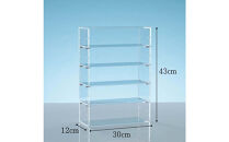 アクリルコレクションケースBタイプ　W30cm×D12cm×H43cm　川崎市自社工場一貫生産品　１台【ガラスカラー】