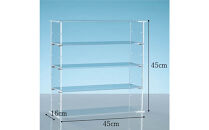 アクリルコレクションケースEタイプ　W45cm×D16cm×H45cm　川崎市自社工場一貫生産品　１台【ガラスカラー】