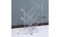 ブックシェルフ&nbsp;アクリル製&nbsp;&nbsp;1台&nbsp;川崎市自社工場一貫生産品