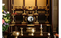 手元供養にも使える写真陶板付き宝物入れ「たまてまり」