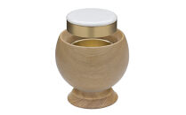 手元供養にも使える写真陶板付き宝物入れ「たまてまり」