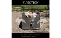 【鎌倉天幕】×WILD&nbsp;THINGS&nbsp;FIRE&nbsp;BOX&nbsp;一台二役(焚き火台、保管＆持ち運びボックス)&nbsp;WT-FB