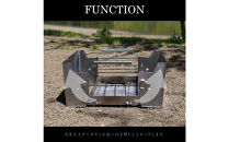 【鎌倉天幕】×WILD&nbsp;THINGS&nbsp;FIRE&nbsp;BOX&nbsp;一台二役(焚き火台、保管＆持ち運びボックス)&nbsp;WT-FB