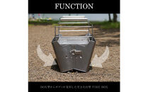 【鎌倉天幕】×WILD&nbsp;THINGS&nbsp;FIRE&nbsp;BOX&nbsp;一台二役(焚き火台、保管＆持ち運びボックス)&nbsp;WT-FB