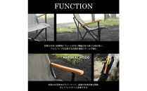 【鎌倉天幕】×WILD&nbsp;THINGS&nbsp;GL&nbsp;CHAIR&nbsp;TC&nbsp;(座面生地二枚使い・アルミフレーム)&nbsp;WT-GLC