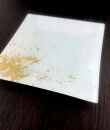 スクエアプレート(D)&nbsp;古代塗り金箔純白［NF211］