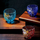 箔舞切子グラス100&nbsp;ライトブルー［NF243］