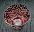 箔舞切子グラス220&nbsp;レッド［NF244］