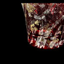 箔舞切子グラス240&nbsp;レッド［NF246］