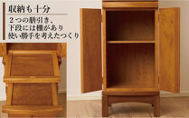 屋久杉&nbsp;スリム仏壇&nbsp;W36&nbsp;重ねタイプ