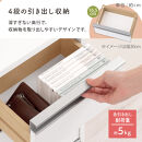 オーダーカウンター下収納&nbsp;引き出しタイプ・幅45cm&nbsp;（オーク）カウンター下収納&nbsp;薄型&nbsp;チェスト&nbsp;ロータイプ&nbsp;収納&nbsp;コンパクト&nbsp;引き出し&nbsp;キッチンラック&nbsp;カウンター下&nbsp;木製&nbsp;日本製&nbsp;KRA945106-0-OAK