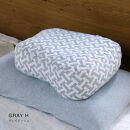 読書枕HONTO&nbsp;ミレニアム&nbsp;&nbsp;三河木綿&nbsp;三重織ガーゼ【グレイアッシュ（グレイ）】