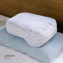 読書枕HONTO&nbsp;ミレニアム&nbsp;&nbsp;三河木綿&nbsp;三重織ガーゼ【ライブラリー（パープル）】