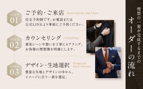 フルオーダースーツ専門店「Order&nbsp;made&nbsp;style&nbsp;ReToRu（レトル）」フルオーダーチケット＜30万円分＞
