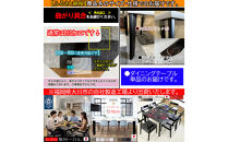 幅広&nbsp;ダイニングテーブル&nbsp;150×90&nbsp;大理石柄&nbsp;無垢脚&nbsp;（幅150&nbsp;奥行90&nbsp;高さ70/アンナ/スマートブラックTJ887KT74/フチ黒色/角R10/ストレート脚BK）&nbsp;ダイニング&nbsp;テーブル&nbsp;食卓&nbsp;耐熱&nbsp;4人&nbsp;5人&nbsp;6人&nbsp;大川家具&nbsp;福岡県大川市
