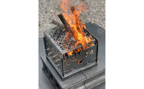 3WAY焚火BOX和柄スタンダードセット＋グリル鉄板S和柄4.5mm厚（オプション品）