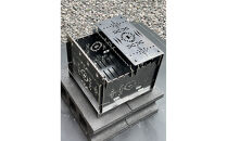 3WAY焚火BOXオルテガ柄&nbsp;スタンダードセット＋グリル鉄板Sオルテガ柄4.5mm厚（オプション品）