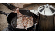 3WAY焚火BOXオルテガ柄&nbsp;スタンダードセット＋グリル鉄板Lオルテガ柄4.5mm厚（オプション品）