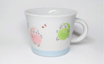 九谷焼　こども飯椀・マグセット　だるまちゃん