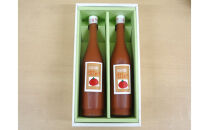 「ばいはるちゃに農園」産&nbsp;絞りたて100％トマトジュース&nbsp;2本セット