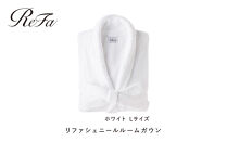 【ホワイト&nbsp;Lサイズ】リファシェニールルームガウン