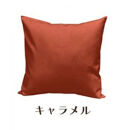 「染」2枚組クッションカバー&nbsp;45×45cmタイプ&nbsp;キャメル&nbsp;国産オックスフォード生地&nbsp;無地
