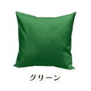 「染」2枚組クッションカバー&nbsp;50×50cmタイプ&nbsp;グリーン&nbsp;国産オックスフォード生地&nbsp;無地