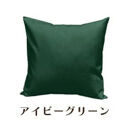 「染」2枚組クッションカバー&nbsp;50×50cmタイプ&nbsp;アイビーグリーン&nbsp;国産オックスフォード生地&nbsp;無地