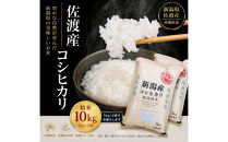 佐渡地区産コシヒカリ&nbsp;10kg（5kg×2袋）