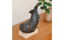 【信楽焼・明山】いわい　真鯉－MAGOI－　五月人形セット　&nbsp;iwai-k06