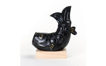 【信楽焼・明山】いわい　真鯉－MAGOI－　五月人形セット　&nbsp;iwai-k06