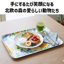 TATSU-CRAFT&nbsp;マグネットトレー&nbsp;M&nbsp;33cm&nbsp;どうぶつ&nbsp;すべり止め付き&nbsp;［Tk1085］