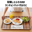 TATSU-CRAFT&nbsp;マグネットトレー&nbsp;M&nbsp;33cm&nbsp;ミラノストライプ&nbsp;CP&nbsp;キャンディピンク&nbsp;すべり止め付き&nbsp;［Tk1094］