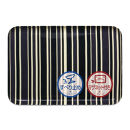 TATSU-CRAFT&nbsp;マグネットトレー&nbsp;L&nbsp;39cm&nbsp;トリノストライプ&nbsp;BK&nbsp;ブラック&nbsp;すべり止め付き&nbsp;［Tk1117］