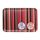 TATSU-CRAFT&nbsp;マグネットトレー&nbsp;L&nbsp;39cm&nbsp;トリノストライプ&nbsp;RD&nbsp;レッド&nbsp;すべり止め付き&nbsp;［Tk1119］
