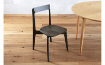 【開梱設置】高野木工&nbsp;RIALTO&nbsp;CHAIR&nbsp;リアルト&nbsp;チェア&nbsp;オーク(グレー塗装)&nbsp;板座&nbsp;【10年保証】