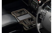 【トヨタ&nbsp;200系ハイエース用】ドリンク&スマホホルダー　マホガニー