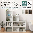 【完成品＋設置付き】カラーボックス&nbsp;2段&nbsp;固定棚（ホワイト）カラーボックス&nbsp;2段&nbsp;A4&nbsp;横置き&nbsp;縦置き&nbsp;約&nbsp;幅40cm&nbsp;高さ70cm&nbsp;奥行30cm&nbsp;収納棚&nbsp;おしゃれ&nbsp;本棚&nbsp;大容量&nbsp;スリム&nbsp;ラック&nbsp;棚&nbsp;AKONBR920126-0-WH