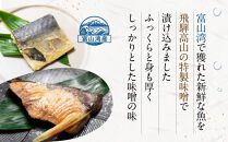 富山湾鮮魚味噌漬け&nbsp;5種×1