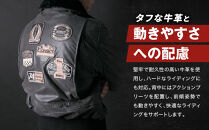 【デグナー】ヴィンテージフライトレザージャケット[16WJ-10]&nbsp;ブラック&nbsp;Mサイズ｜京都&nbsp;バイクギア&nbsp;人気ブランド&nbsp;ジャケット&nbsp;バイク［&nbsp;ヴィンテージ&nbsp;牛革&nbsp;プロテクター&nbsp;アクションプリーツ&nbsp;機能性&nbsp;実用性&nbsp;耐久性&nbsp;安全性&nbsp;柔らかい&nbsp;フィット感&nbsp;ツーリング&nbsp;ライダー&nbsp;バイカー&nbsp;おしゃれ&nbsp;かっこいい&nbsp;人気&nbsp;おすすめ&nbsp;送料無料&nbsp;ふるさと納税&nbsp;］