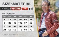 【デグナー】レザージャケット[25WJ-7]&nbsp;レッド&nbsp;2XLサイズ｜京都&nbsp;バイクギア&nbsp;人気ブランド&nbsp;ジャケット&nbsp;バイク［&nbsp;ヴィンテージ風ジャケット&nbsp;中綿入りインナー&nbsp;オールドフィニッシュ加工&nbsp;短丈設計&nbsp;羊革&nbsp;実用性&nbsp;日常使い&nbsp;軽量&nbsp;柔軟性&nbsp;ツーリング&nbsp;ライダー&nbsp;バイカー&nbsp;アウトドア&nbsp;おしゃれ&nbsp;かっこいい&nbsp;人気&nbsp;おすすめ&nbsp;送料無料&nbsp;ふるさと納税&nbsp;］