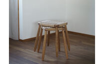 ペーパーコードスツール&nbsp;1脚&nbsp;スタッキング可&nbsp;国産材【UMEBACHI&nbsp;FURNITURE】