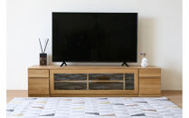 【開梱設置】高野木工&nbsp;ASTER&nbsp;SET7&nbsp;アスター&nbsp;180TV天板&nbsp;+&nbsp;30TVチェスト&nbsp;+&nbsp;120TVガラス扉&nbsp;+&nbsp;30TVチェスト&nbsp;オーク【10年保証】