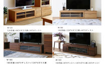 【開梱設置】高野木工&nbsp;ASTER&nbsp;SET6&nbsp;アスター&nbsp;150TV天板&nbsp;+&nbsp;120TVガラス扉&nbsp;+&nbsp;30TVチェスト&nbsp;ウォルナット【10年保証】