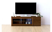 【開梱設置】高野木工&nbsp;ASTER&nbsp;SET4&nbsp;アスター&nbsp;120TV天板&nbsp;+&nbsp;90TVガラス扉&nbsp;+&nbsp;30TVチェスト&nbsp;ウォルナット【10年保証】