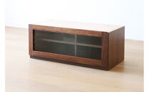 【開梱設置】高野木工&nbsp;ASTER&nbsp;SET4&nbsp;アスター&nbsp;120TV天板&nbsp;+&nbsp;90TVガラス扉&nbsp;+&nbsp;30TVチェスト&nbsp;ウォルナット【10年保証】