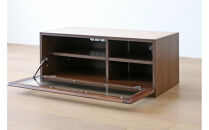 【開梱設置】高野木工&nbsp;ASTER&nbsp;SET4&nbsp;アスター&nbsp;120TV天板&nbsp;+&nbsp;90TVガラス扉&nbsp;+&nbsp;30TVチェスト&nbsp;ウォルナット【10年保証】