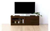 【開梱設置】高野木工&nbsp;ASTER&nbsp;SET3&nbsp;アスター&nbsp;120TV天板&nbsp;+&nbsp;60TVガラス扉&nbsp;+&nbsp;60TVチェスト&nbsp;ウォルナット【10年保証】