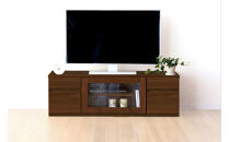 【開梱設置】高野木工&nbsp;ASTER&nbsp;SET2&nbsp;アスター&nbsp;120TV天板&nbsp;+&nbsp;30TVチェスト&nbsp;+&nbsp;60TVガラス扉&nbsp;+&nbsp;30TVチェスト&nbsp;ウォルナット【10年保証】